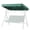 Green, variant on 75"x52" Replacement Canopy for 2-Seat Outdoor Swing, Waterproof UV-Resistant Shade Top Cover for Bench Glider, Durable Patio Porch Yard Garden Swing Fabric (1.90m x 1.32m)