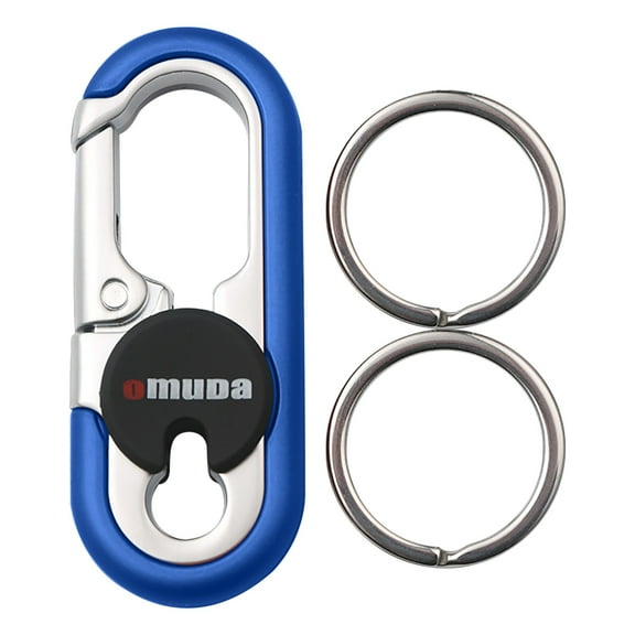 Christmas Holiday Deals 2023! Tuobarr Car Key Chain Waist Hanging Stainless Steel Key Ring