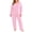 Pink, variant on SBYOJLPB Women's Pajama Sets Plus-Size Fall and Winter Round Neck Tops and Matching Pants Warm Fleece-Lined Thickened Pajamas Set