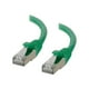 C2G Ethernet Cat6 CAT 6 Câble de 12 Pi - Blindé Sans Soudure (STP) - Vert - Câble de Raccordement - RJ-45 (M) à RJ-45 (M) - Paire Torsadée Blindée de 12 Pi (SSTP) - - Moulé, Sans Accrochage, Toronné - Vert – image 1 sur 4