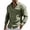 Army Green, variant on DeHolifer Cotton Linen Shirts for Men Button Up Shirts Long Sleeve Casual Work Shirt Lightweight Comfy Tops with Pockets Black XL