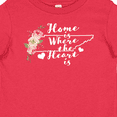thumbnail image 4 of Inktastic Tennessee Home is Where the Heart is with Watercolor Floral Girls Baby T-Shirt, 4 of 5