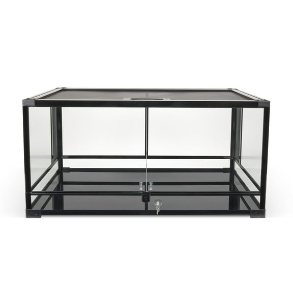 Zilla QuickBuild Terrarium, Sleek Glass Reptile Habitat, Easy Setup, Suitable for all Types of Reptile Pets, Amphibians, Reptilians, Snakes, or Arachnids, 36"x18"x18"