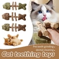 thumbnail image 5 of Silvervine Chew Sticks for Cats, Natural Catnip Chew Toys for Kittens Teeth Cleaning, Dental Care, Increase Appetite, Calm Cat Anxiety and Stress, Aggressive Chewers Cat Dental Toy, 5 of 7