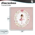 thumbnail image 4 of Stupell Industries Cottage Ballet Dancing Princess White Framed Giclee Art, 24 x 24, by Christine Simpson Art, 4 of 8
