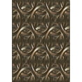 thumbnail image 1 of Ahgly Company Machine Washable Indoor Rectangle Transitional Dark Almond Brown Area Rugs, 8' x 12', 1 of 7