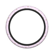XMXY Car Steering Wheel Cover, Bohemian Plants Rainbow Non-Slip Jeep Truck Universal Elastic Steering Wheel Protector 15 inch
