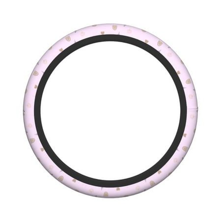 XMXY Car Steering Wheel Cover, Bohemian Plants Rainbow Non-Slip Jeep Truck Universal Elastic Steering Wheel Protector 15 inch