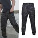 thumbnail image 4 of Pantalones cargo casuales para hombre Streetwear Fashion Hip Hop Amy Pantalones de senderismo para actividades al aire libre Black_XXL Baoblaze Pantalones de camuflaje, 4 of 8