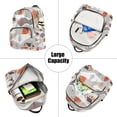 thumbnail image 5 of FORMRS Mini Backpack Purse for Women Travel Daypack Casual Shoulder Bag, Snow Cartoon Houses, 5 of 7