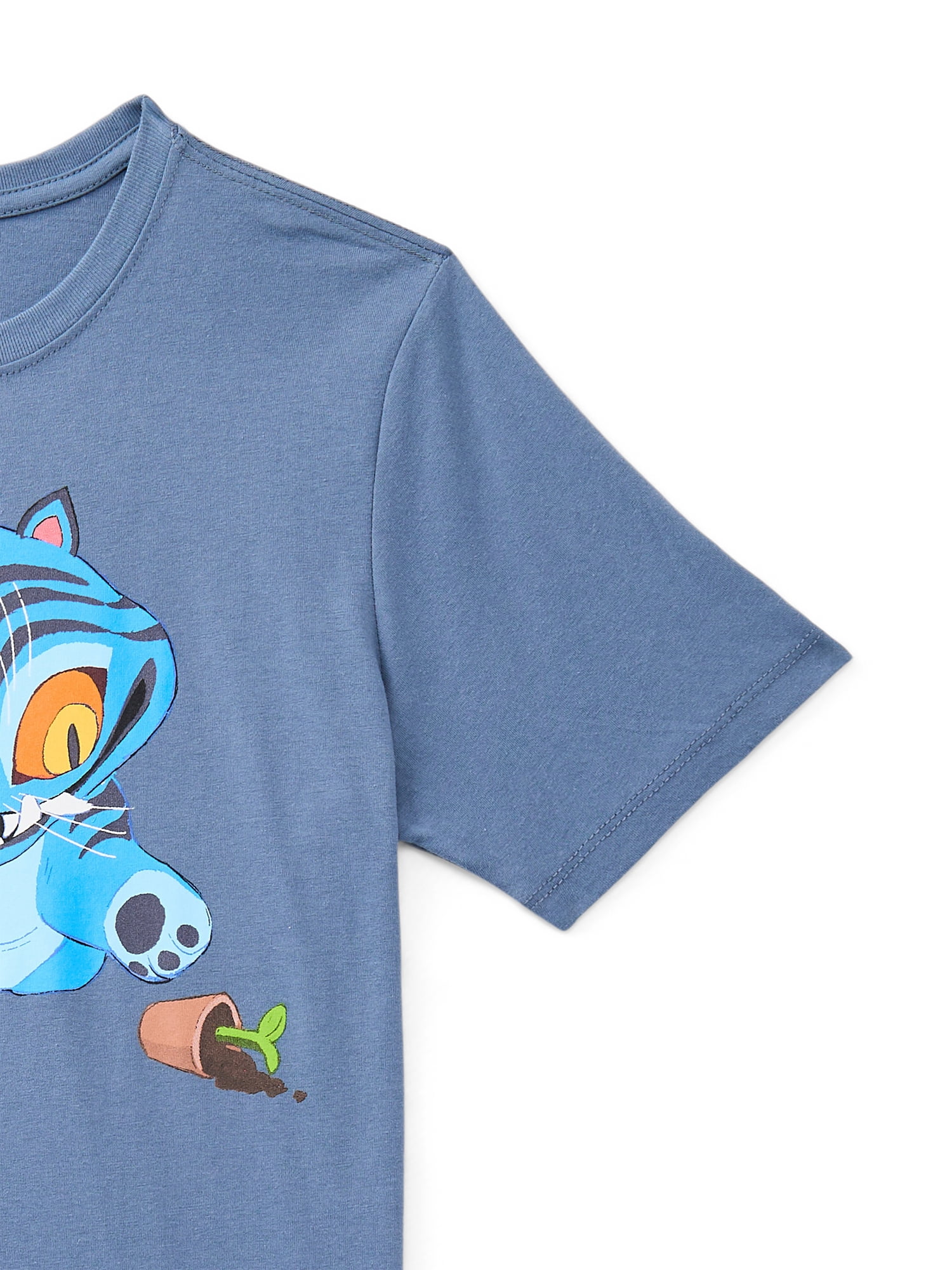K-Pop Demon Hunters Boys' & Big Boys' Graphic Tee with Short Sleeves, Derpy, Sizes 4-18