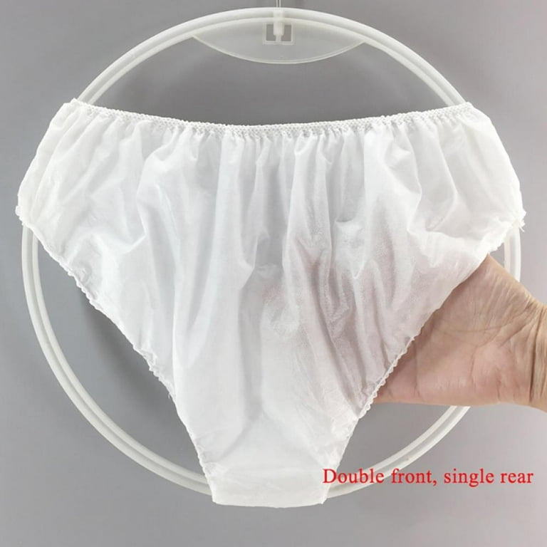 Women's Disposable 100% Pure Cotton Underwear 5PCS Travel Panties High Cut  Briefs White Macarons - China Women's Underwear and Disposable Underwear  price
