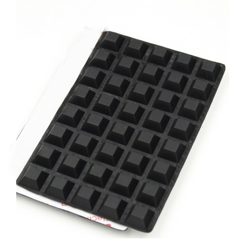 4pcs Self-Adhesive Non-slip Grip Pads Glass Table Rubber Feet Buffer Cushion Mat 