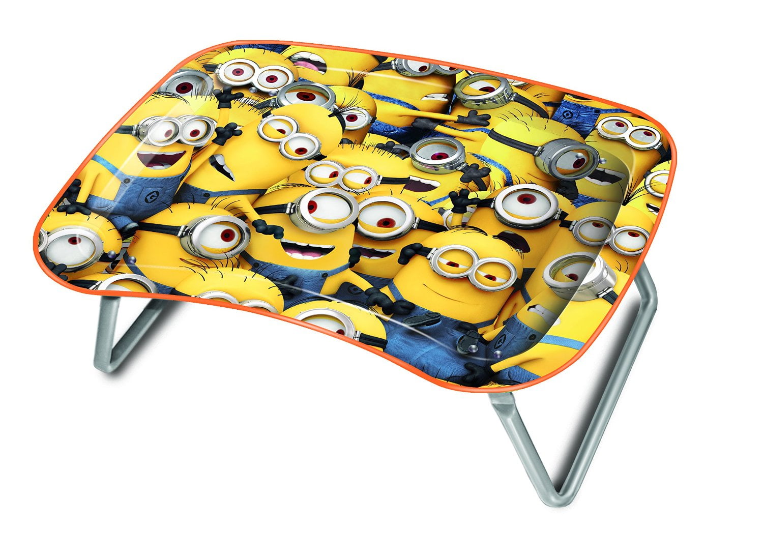 metal multicoloured/ Details about   Minion breakfast/lunch/dinner tray for children /square 