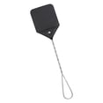 thumbnail image 1 of PU Leather Heavy Duty Fly Swatter Iron Long Handle for Outdoor Garden Office shamjiam Matamoscas, 1 of 4