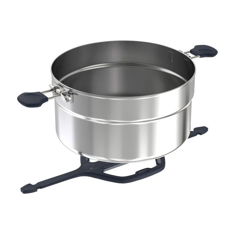 Decathlon - Quechua MH500, 3.5 L Non-Stick Stainless Steel 4-Person Cookset  - Walmart.com