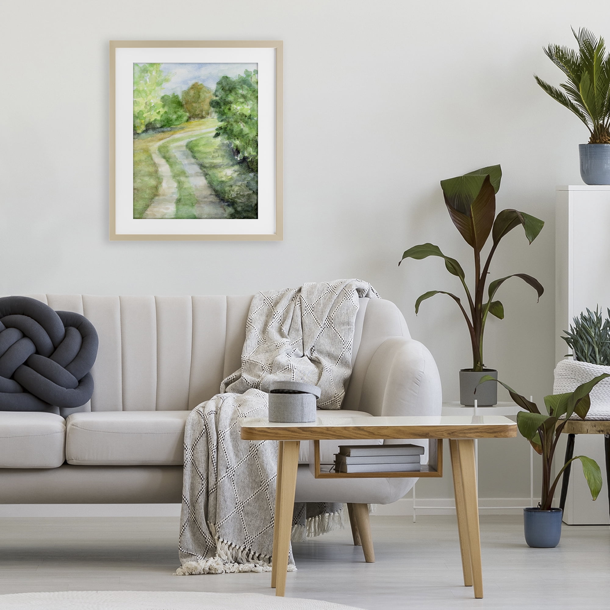 Stupell Industries Around The Bend Birch Framed Print Under Glass, design by Lanie Loreth