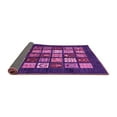 thumbnail image 2 of Ahgly Company Indoor Round Abstract Pink Modern Area Rugs, 7' Round, 2 of 4