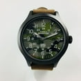 thumbnail image 5 of Men's Expedition Scout 43 Green Camo Dial Watch, Brown Leather Strap, 5 of 5