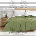 thumbnail image 2 of Southshore Fine Living, Inc. Oversized King Comforter, King Duvet Insert, Bedroom Décor, Sage Green, 2 of 9