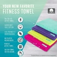 thumbnail image 2 of FACESOFT Serviette Active Eco Sweat, Sans Microfibre, Rouge, 1 Pièce, 2 of 7