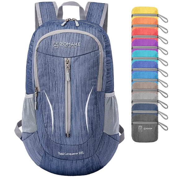 Mochila ZOMAKE 25L Ultra Ligera, Plegable y Resistente al Agua