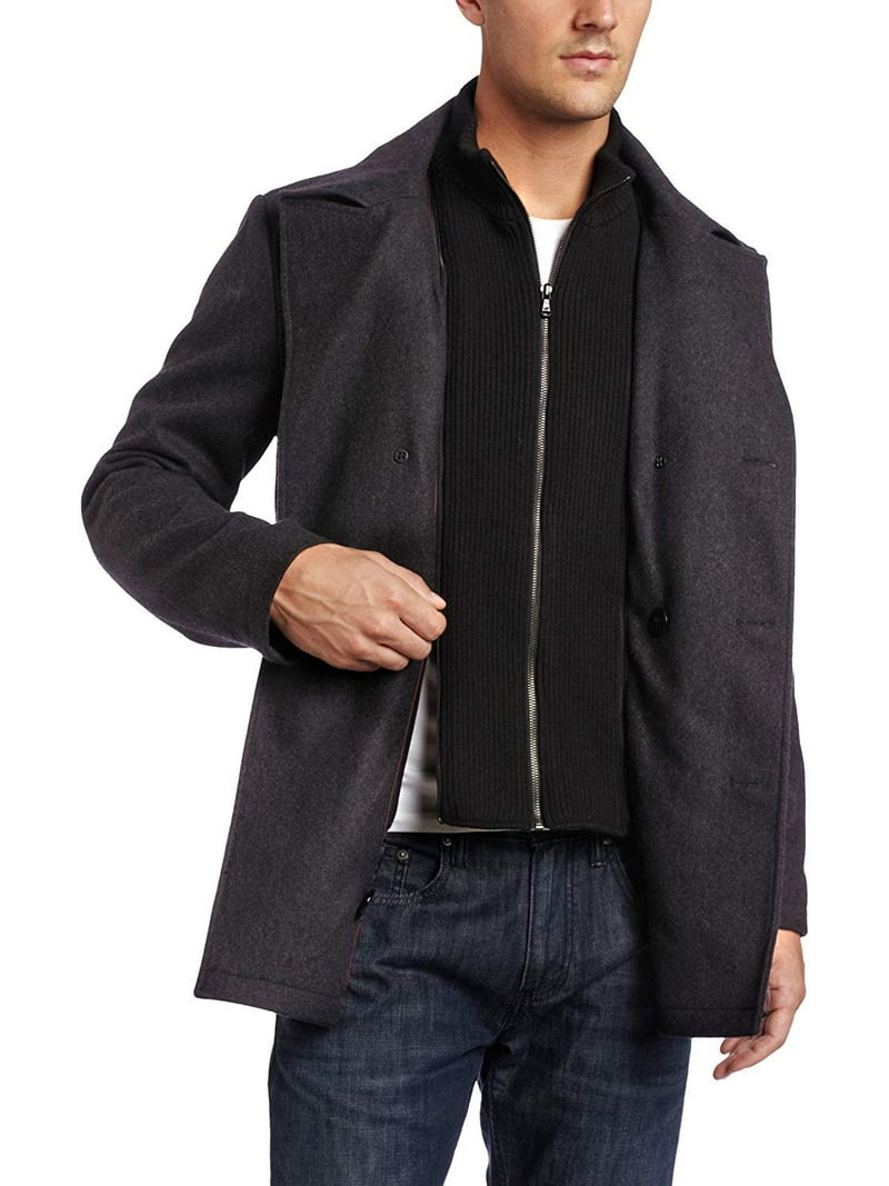 Kenneth Cole New York Mens Big Tall Winter Warm Trench Coat