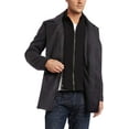 thumbnail image 4 of Kenneth Cole Men's 449NB304 Pea Coat with Attatched Bib Including Big & Tall - Medium Brown - LT, 4 of 4