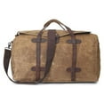 thumbnail image 2 of Khaki, Waxed Canvas 12 oz. with Genuine Leather Traveling Bag, 2 of 2