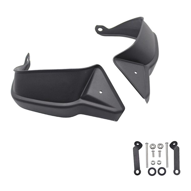 Gray Protectores de manos negros para motocicleta, Protector de palancas de embrague y freno, protector de manos