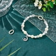 thumbnail image 2 of 2Pcs 925 Sterling Silver Plated Spring Gate Rings Oval Spring Clasp Metal Keychain Carabiner Lock Clasps Connectors 14mm Necklace Enhancer Shortener Clasp with Clean Cloth, 2 of 8
