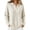 White, variant on Women's Cropped Sweater Polo Collared Button up Long Sleeve Pullover Sweaters