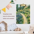 thumbnail image 4 of FORMRS Acrylic Clipboard with Low Profile Clip Standard A4 Letter Size, 12.5" x 9", Art Garden Scene, 4 of 8