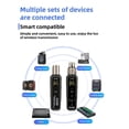thumbnail image 5 of EALSEM UHF Wireless Microphone Converter XLR mitter Receiver Microphone Wireless System for Dyn, 5 of 5