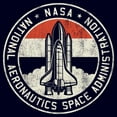 thumbnail image 2 of Men's NASA Retro Rocketship Graphic T-Shirt, 2 of 3