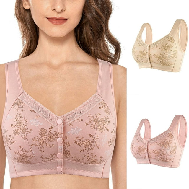 Breathable And Comfortable Bra, Large Size Bra, Women's Pull Correction Lymphatic Bra, No Steel Ring, Wide Shoulder Vest Style