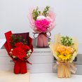 thumbnail image 4 of Ramo de flores de jabón con clavel artificial perfumado y rosas para mujer, mamá, esposa, mejor amiga, cumpleaños y Navidad., 4 of 8