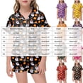 thumbnail image 3 of 10-11 Years Tween Girl Set Halloween Short Sleeve Shorts Sleep Girls Summer Pjs Girls Matching Pajama Sets, 3 of 5