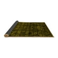 thumbnail image 2 of Ahgly Company Indoor Rectangle Abstract Yellow Modern Area Rugs, 8' x 12', 2 of 4