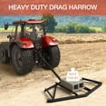 thumbnail image 6 of Garvee Driveway Drag 66" Width, Tow Behind Drag Harrow, 4mm Thick Angle, Heavy Duty Steel Gravel Grader with 2 Adjustable Bars for ATV, UTV, Garden Lawn Tractors, Utility Tractors, 6 of 7