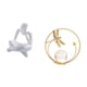 thumbnail image 5 of Figura de lector abstracto,Estatua de pensador abstracto,arte,manualidades,decoraciones,Figuras humanas decorativas para oficina,objetos coleccionables,Estatua de bola de cristal,Estatuas de, 5 of 8