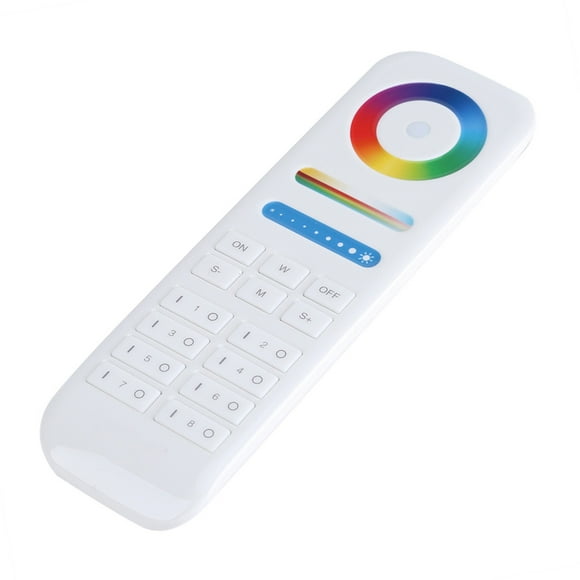 RGB Remote Controller, 8 Zone Color Light Dimmer with Brightness Randomly for 30m Control Distance, for Color Temperature Changing