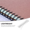 thumbnail image 2 of 10pcs Calendar Metal Coil Spiral Notebooks Coil Loose Leaf Album Rings Notebook Spiral Coils, 2 of 5