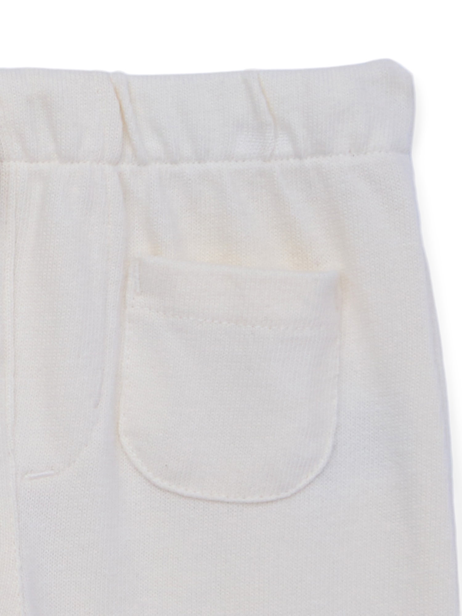 easy-peasy Baby Cotton Dumpling Bodysuit and Pants, 2-Piece Outfit Set, Sizes 0-24 Months