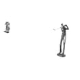 thumbnail image 1 of Figura De Resina De Arte Nórdico, Escultura Abstracta De Caballero Y Golfista, Centro De Mesa De Escritorio De Oficina Moderno, Decoración Para Amantes Del Golf, Adorno De Estante De Granja, 1 of 8