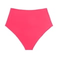 thumbnail image 3 of Bikinis for Women High Waisted Bikini Bottoms Tummy Control Triangle Swimwear Bottom Bathing Suit Hot Pink XL, 3 of 5