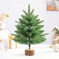 thumbnail image 5 of 20"/50cm Artificial Christmas Tree Green Mini Tabletop Christmas Pine Tree with Plastic Stand Small Xmas Tree for Indoor Outdoor Holiday Home Decoration(Green), 5 of 8