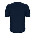 thumbnail image 7 of Hurxie T-Shirts for Women - Short Sleeve Basic Tees Soft Crew Neck Trendy Summer Tops for Casual Outfits Navy M, 7 of 7