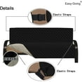 thumbnail image 3 of Easy-Going Futon Reversible Sofa Slipcover Water Resistant Couch Cover(Futon, Black/Beige), 3 of 8
