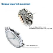 Inverted Watch, Reverse Watch, Counter-Clockwise Watch, Hands Rotate in Reverse - Watch Numerals Anticlockwise, Back Wrist Watch Counterclockwise Watch Men and Women Quartz